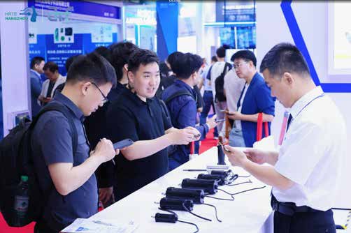 Industry chain application booth
